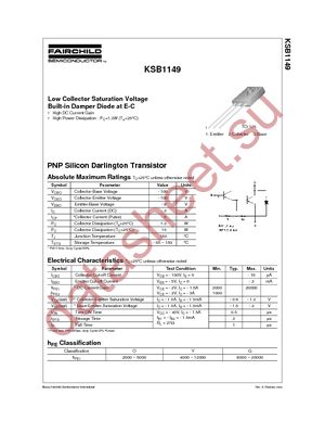 KSB1149YSTU datasheet  